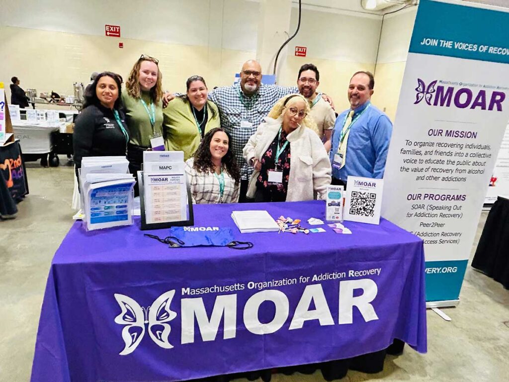 MOAR team at an event