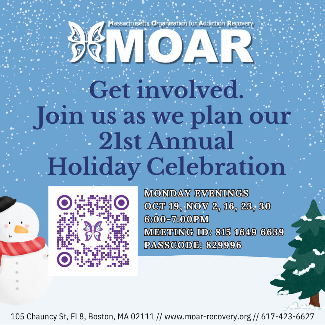 Planning for MOAR's 21st Annual Holiday Celebration Flyer